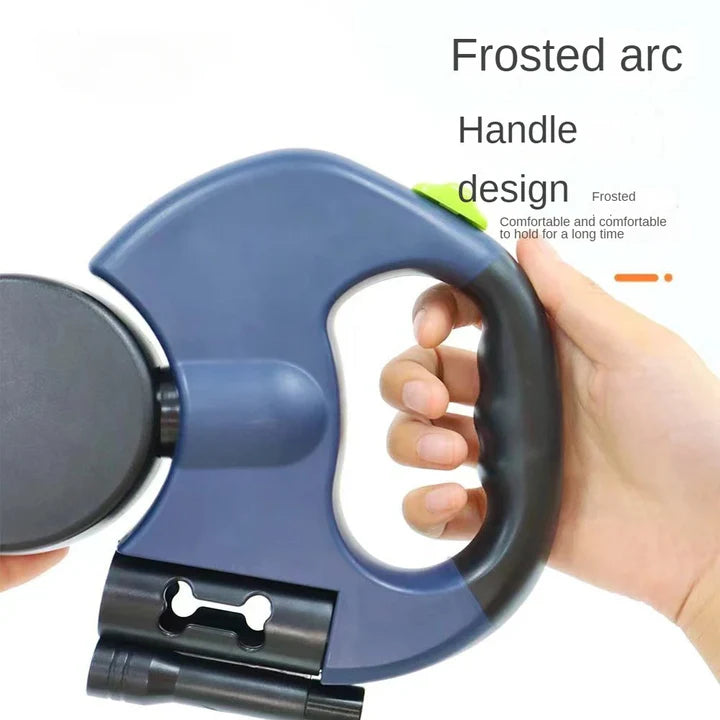 PAWDICE™ Automatic Retractable Dual Dog leash with LED for safer 2 Dogs Walks