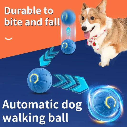 PAWDICE™ Smart Dog Toy Ball Electronic Interactive Pet Toy Moving Ball USB