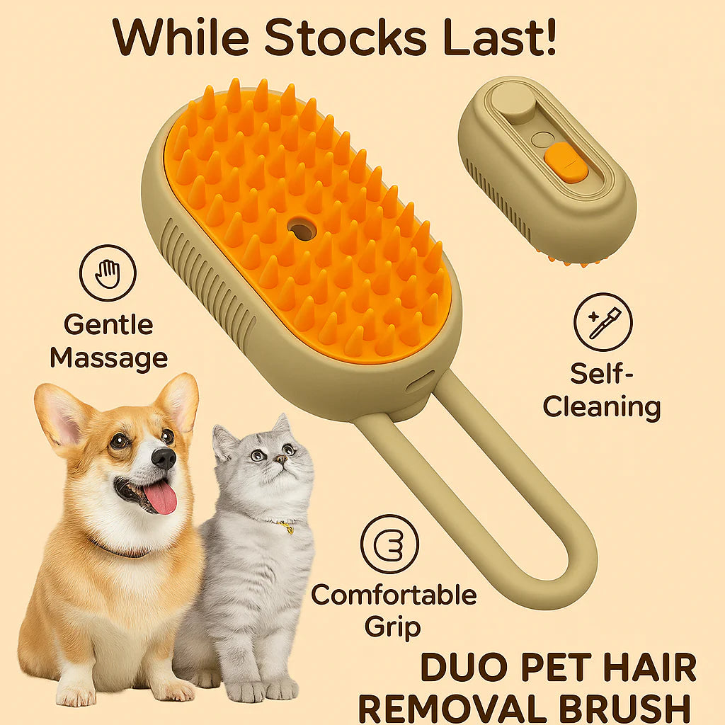 PAWDICE™ ProSpa Duo - Pet Hair Removal Brush