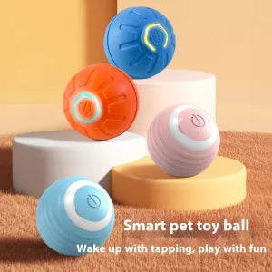 PAWDICE™ Smart Dog Toy Ball Electronic Interactive Pet Toy Moving Ball USB