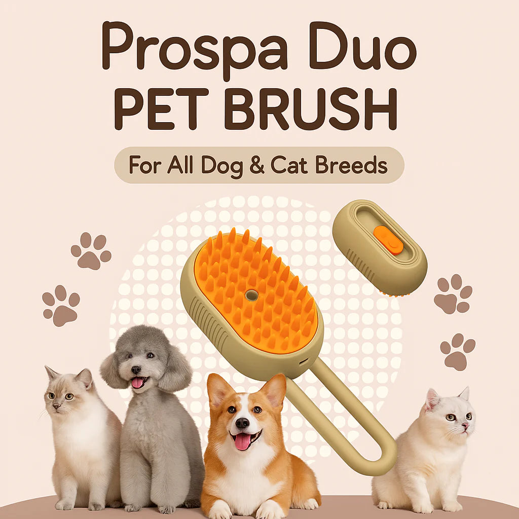 PAWDICE™ ProSpa Duo - Pet Hair Removal Brush