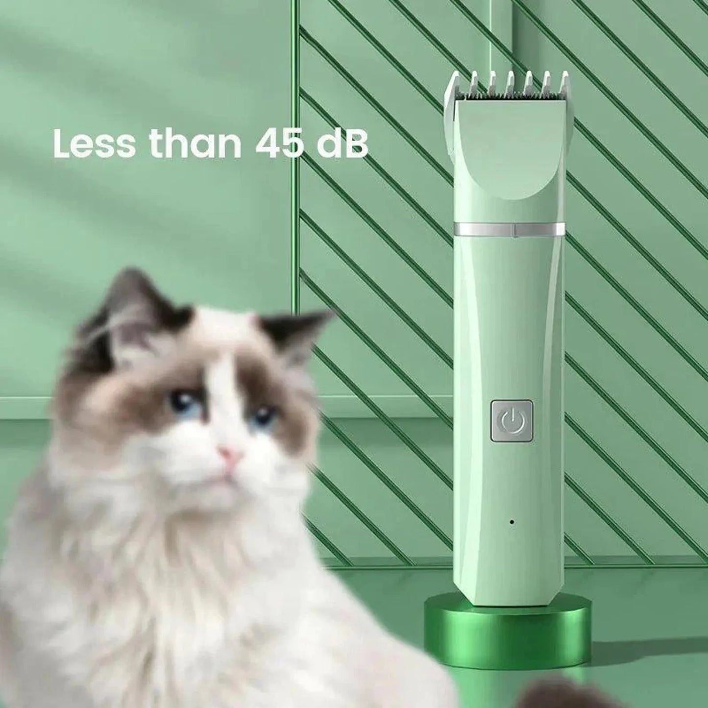 PAWDICE™ 4 in 1 Electric Pet Grooming Kit - Hair Trimmer, Clippers, Nail Grinder for Cats & Dogs